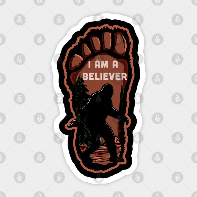 I AM A Believer Sticker by FreddyK